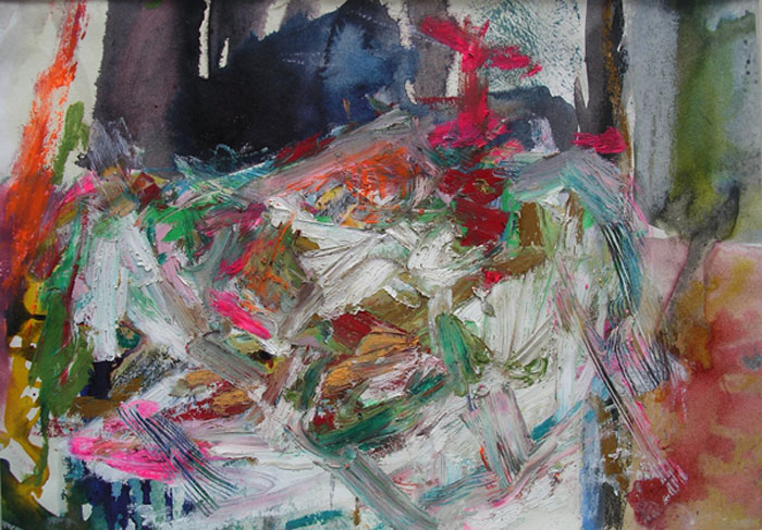 Form, 2012, Oil-pastel, 32″ x 24″