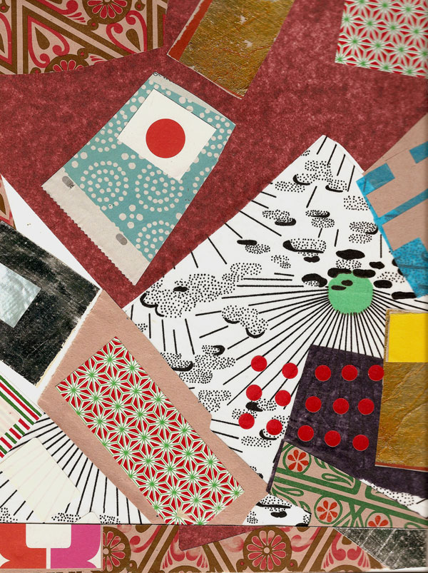 kaleidoscope, 2008, collage, 10″ x 12″