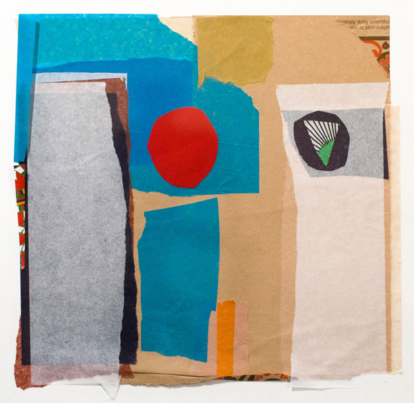 twin towers, 2008, collage, 14″ x 14″