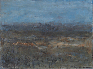 'Moors #2' Oil paint on canvas Unframed 16 x 12 inches/ 40 x 30 cm Framed 18 x 14 inches/ 45 x 35 cm