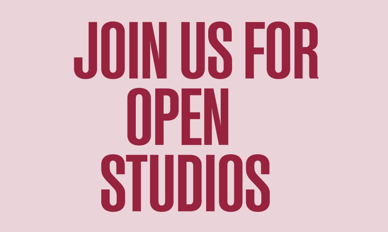 Open studios poster 28 November 11am til 6pm